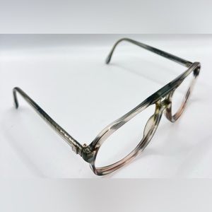 Vintage Diplomat 757 Gray Translucent Pilot Sunglasses Frames Only